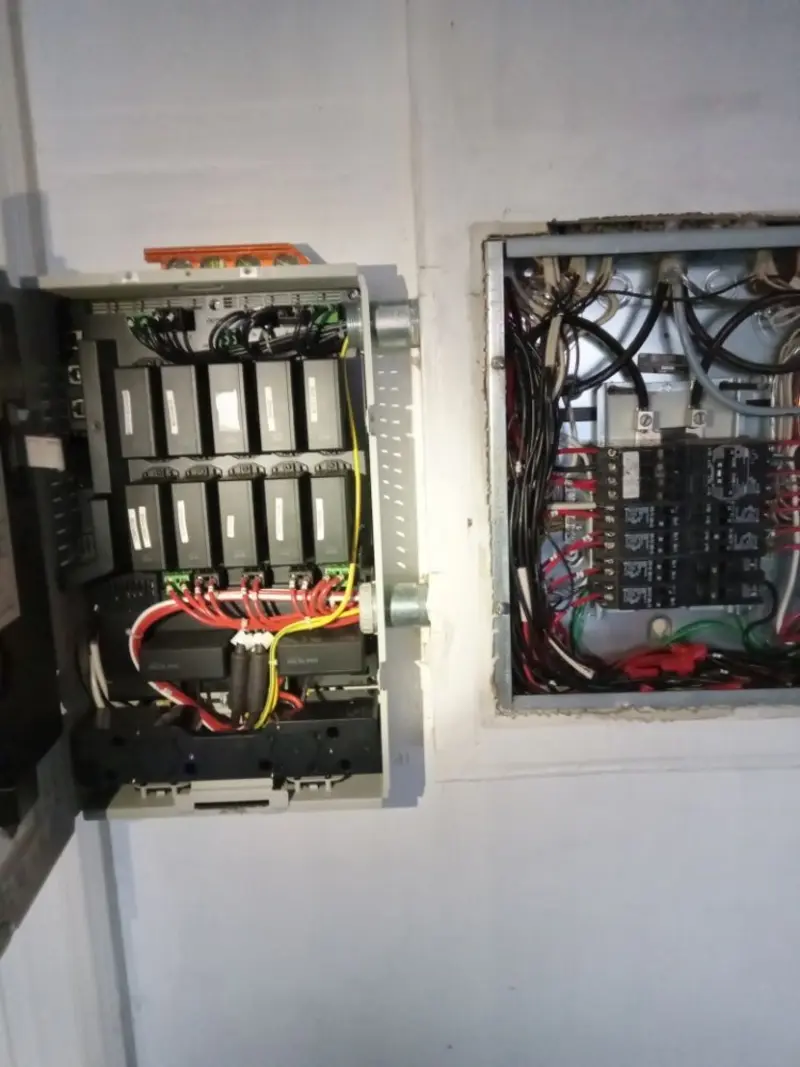 Electrical panel upgrade completed for Ring Doorbell Installation in Summit Hill